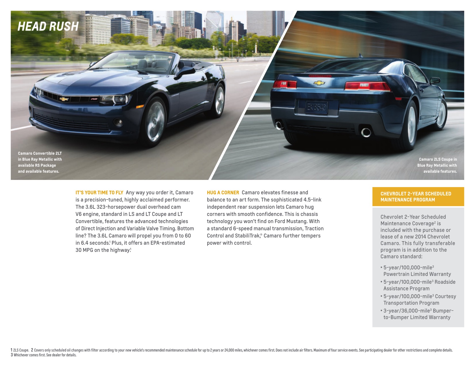 2014 Chev Camaro Brochure Page 15